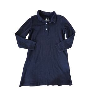 Primary Long Sleeve Navy Blue Dress